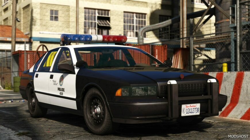 GTA 5 Vehicle Mod: Declasse Impaler Police Pack Addon (Featured)