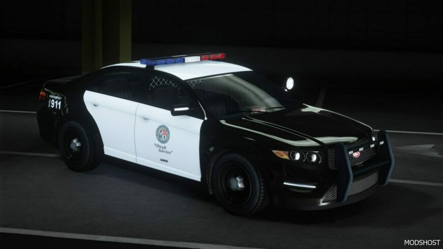 GTA 5 Vehicle Mod: Livery Consistency FIX – Police Interceptor Replace V1.1 (Featured)