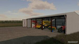 FS22 Placeable Mod: Shed with Garage (Image #3)