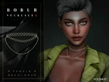 Sims 4 Female Accessory Mod: Choker Necklace (Image #2)