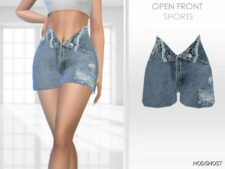 Sims 4 Open Front Shorts mod