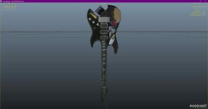 GTA 5 Johnny Silverhand’s Guitar – Cyberpunk 2077 mod