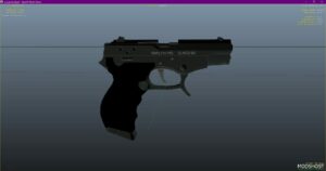 GTA 5 Seburo M5 Pistol Gits Replace mod