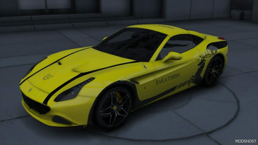 GTA 5 Ferrari Vehicle Mod: 2015 Ferrari California T Baratheon Design (Featured)