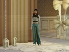 Sims 4 Teen Clothes Mod: Emilia Pants (Image #2)