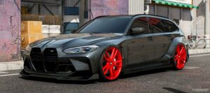GTA 5 BMW Vehicle Mod: M3 Touring Widebody Props (Featured)
