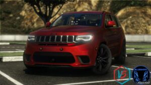 GTA 5 Jeep Vehicle Mod: 2018 Jeep Grand Cherokee Trackhawk Unmarked (Featured)