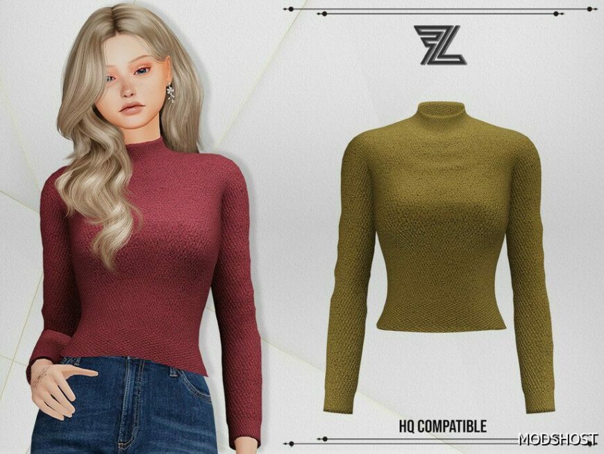 Sims 4 Everyday Clothes Mod: JAY Sweater (Featured)