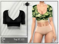 Sims 4 Female Clothes Mod: Sl Top #122 (Image #2)