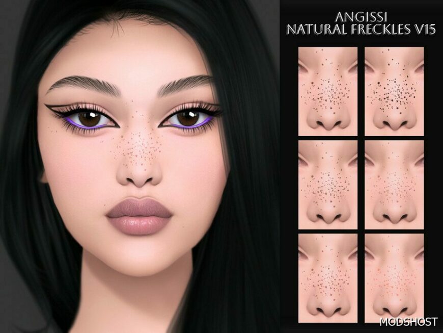 Sims 4 Makeup Mod: Natural Freckles V16 (Featured)