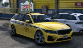 GTA 5 Vehicle Mod: Rhinehart Taxi Addon | Lods | Extras | Template (Featured)