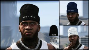 GTA 5 Player Mod: Beanies Celine for Franklin (Featured)