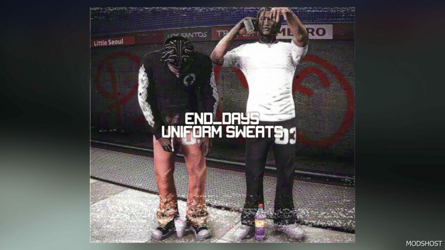 GTA 5 Player Mod: END Days – Uniform Sweats Pants (Featured)