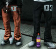 GTA 5 Player Mod: END Days – Uniform Sweats Pants (Image #2)