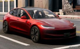 BeamNG Tesla Model 3 Facelift 2024 V2.5 0.32 mod