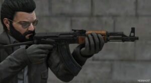 GTA 5 Weapon Mod: Costum AK from Black OPS Cold WAR (Image #2)