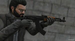 GTA 5 Weapon Mod: Costum AK from Black OPS Cold WAR (Image #4)