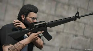 GTA 5 Weapon Mod: M16 from Black OPS Cold WAR (Image #3)