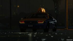 GTA 5 Vehicle Mod: Modified Taxi Headlights and Taillights Replacement Mod for GTA 5 Replace OIV (Image #5)