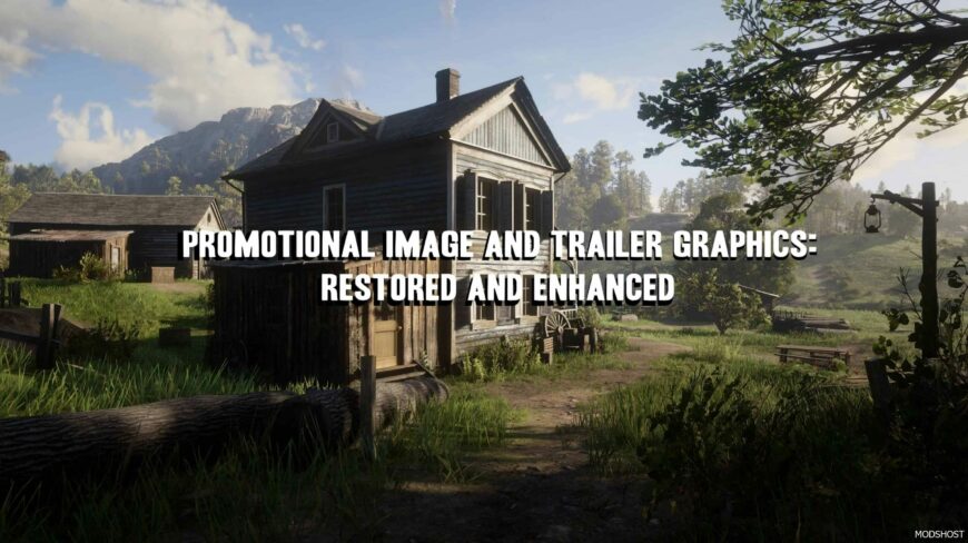 RDR2 Effect Mod: Promotional Image and Trailer Graphics Restored and Enhanced (Featured)