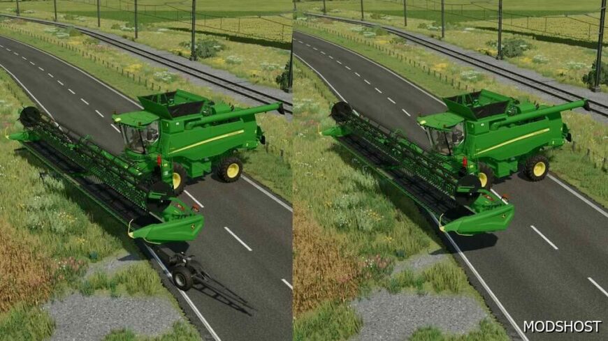 FS22 Header Mod: Cutters Pack with Included The Transport Trailer V1.0.0.1