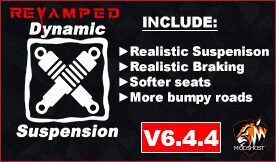 ETS2 Revamped Dynamic Suspension V6.4.4 1.50 mod