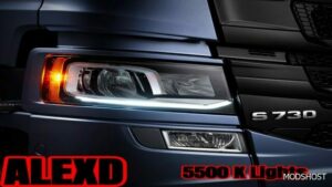 ETS2 Alexd 5500K Lights for ALL Trucks 1.50 mod