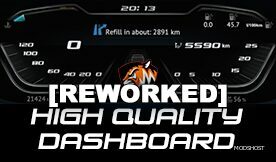 ETS2 High Quality Dashboard – DAF 2021 XG & XG+ V2.6.1 1.50 mod