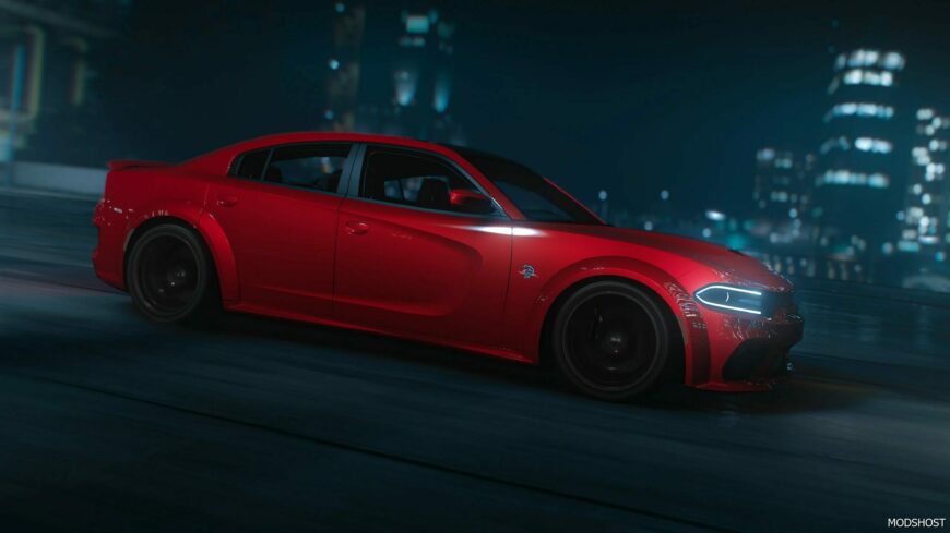 GTA 5 Dodge Vehicle Mod: 2020 Dodge Charger SRT Hellcat Add-On | Tuning | Extras | Vehfuncs V 3.5 (Featured)