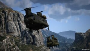 GTA 5 Vehicle Mod: CH-47D Chinook US Army & Royal AIR Force Add-On (Image #2)