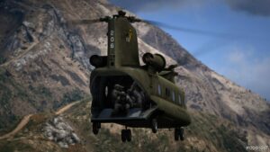GTA 5 Vehicle Mod: CH-47D Chinook US Army & Royal AIR Force Add-On (Image #3)