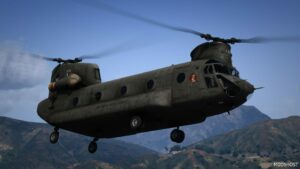 GTA 5 Vehicle Mod: CH-47D Chinook US Army & Royal AIR Force Add-On (Image #6)