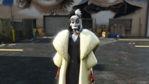 GTA 5 Player Mod: Cruella DE VIL Add-On PED (Image #3)