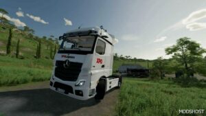 FS22 Mercedes-Benz Truck Mod: Mercedes Actros 2022 XPO Logistics (Image #2)