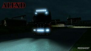 ETS2 Part Mod: Alexd Flare and 5500K Lights for ALL Trucks 1.50 (Featured)