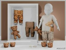Sims 4 Rosier Collection – Bear Pants mod