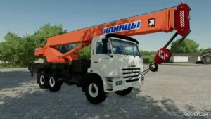 FS22 Kamaz Vehicle Mod: Crane Klincy 6×6 V2.0 (Featured)