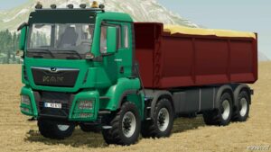 FS22 MAN Mod: TGS 18.500 8×8 Kipper Truck (Featured)