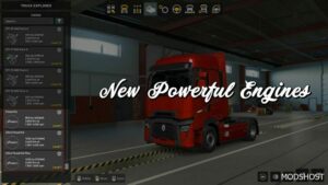 ETS2 NEW Powerful Engines V1.2 1.50 mod