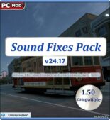 ETS2 Sound Fixes Pack v24.17 1.50 mod