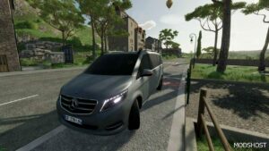 FS22 Mercedes-Benz Vehicle Mod: Viano Taxi / VTC V2.0 (Featured)