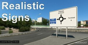 ETS2 Realistic Mod: Signs V1.4 (Featured)