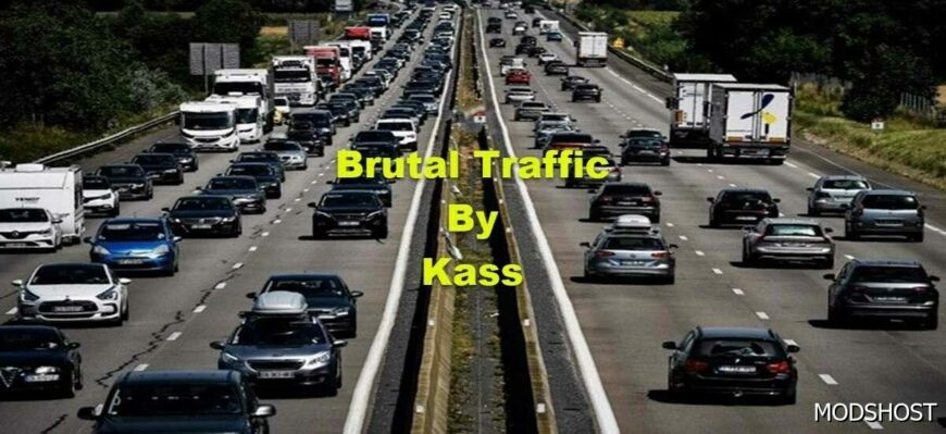 ATS Mod: Brutal Traffic V4.2 1.50 (Featured)