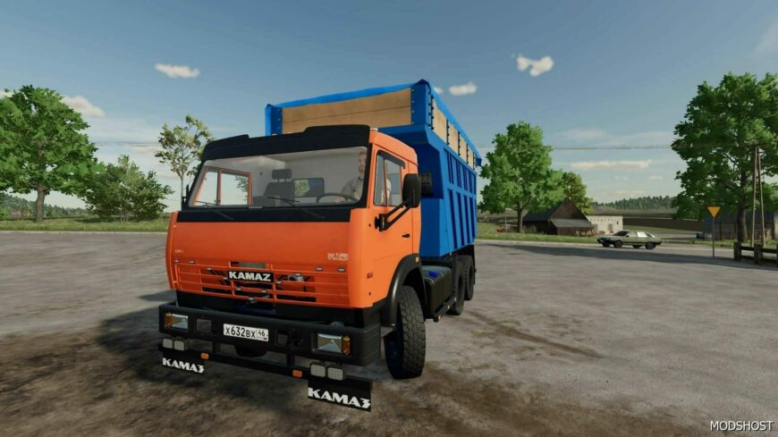 FS22 Kamaz Truck Mod: -55111-15 V1.0.1 (Featured)