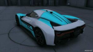 GTA 5 Vehicle Mod: 2017 NIO EP9 Fluid Racing Design (Image #2)