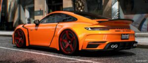 GTA 5 Porsche Vehicle Mod: 992 991 Brabus Rocket 900 (Image #2)