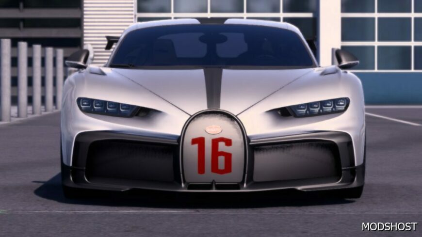 ETS2 Car Mod: Bugatti Chiron 2021 V2.3 1.50 (Featured)