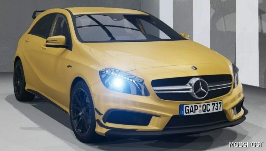 BeamNG Mercedes-Benz Car Mod: A45 AMG 0.32 (Featured)