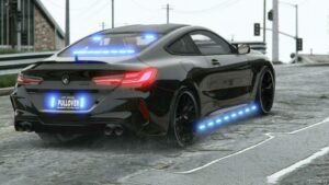 GTA 5 BMW Vehicle Mod: 2023 BMW M8 Undercover Gang Unit (Image #2)