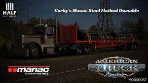 ATS Manac Steel Flatbed Trailer 1.50 mod